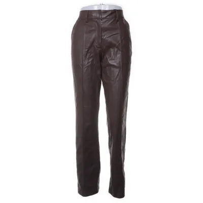 Pants (Brown) from NA-KD Polyester