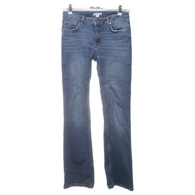 Jeans (Blå) från Gina Tricot Bomull, Elastan