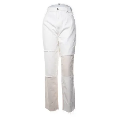 Jeans (Beige, White) from Sinsay Cotton