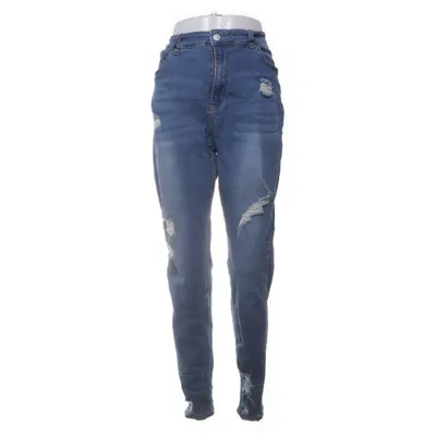 Jeans (Blue) from Shein Cotton, Elastane, Polyester