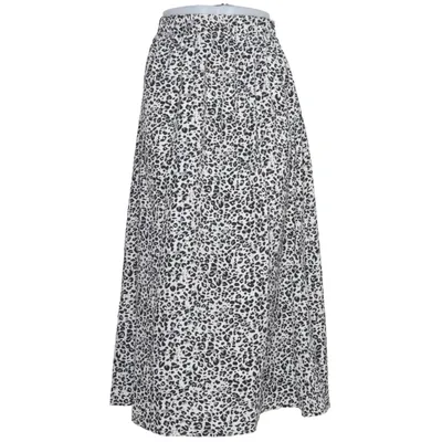 Skirt (Black, White) from Dazy Polyester