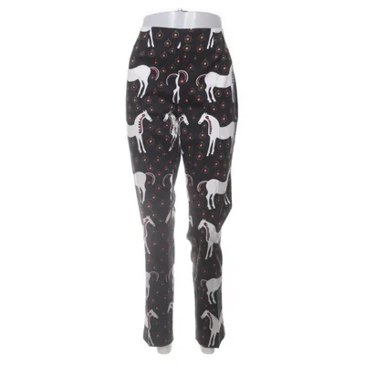 Broek (Zwart, Meerkleurig) van Marimekko Katoen, Elastaan