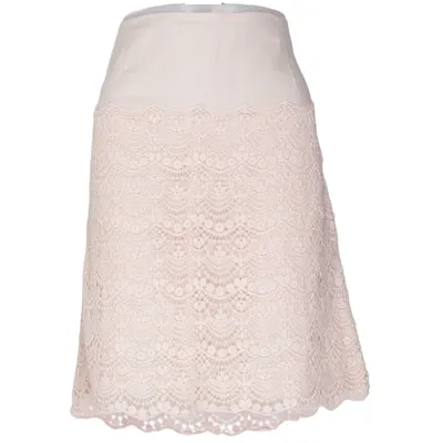 Rock (Pink, Beige) von Flash Woman Leinen