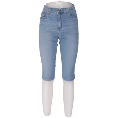 Trekvartsbyxor (Blå) från Angels Jeans Bomull, Elastan