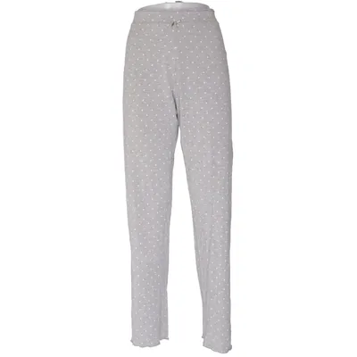 Pajama pants (Gray, White) from MyWear Woman Elastane, Viscose