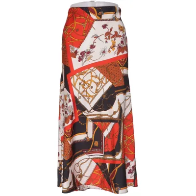 Maxi skirt (Red, Black, Multicolored) from Boohoo Tall