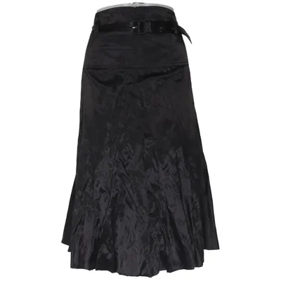 Maxi nederdel (Sort) fra Mira Mia Bomuld, Metallfiber, Polyester