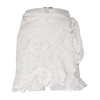 Wrap skirt (White) from H&M Cotton