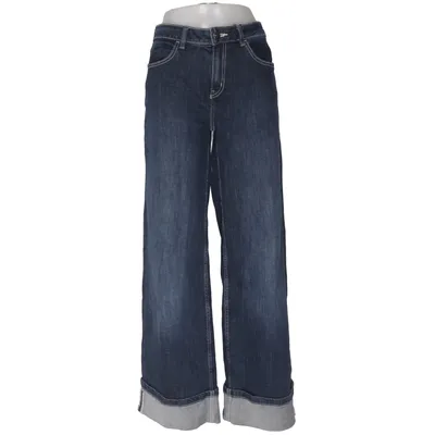 Jeans (Blå) från Never Denim Elastan, Återvunnen bomull