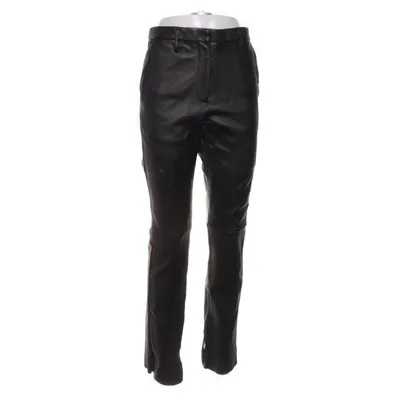 Leren broek (Zwart) van Golden Goose Deluxe Brand Katoen, Leer, Viscose