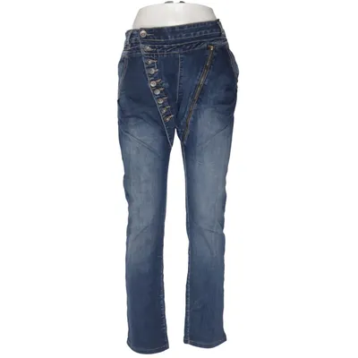 Jeans (Blå) från Mozzaar Bomull, Elastan