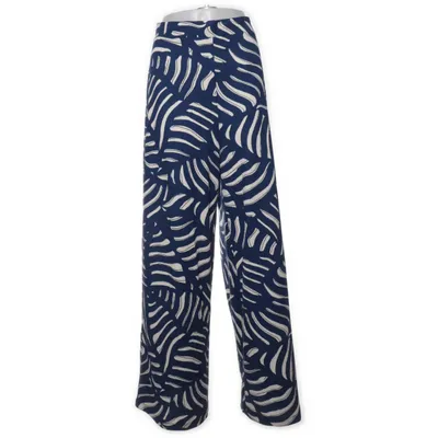 Palazzo broek (Blauw, Wit) van H&M Elastaan, Polyester