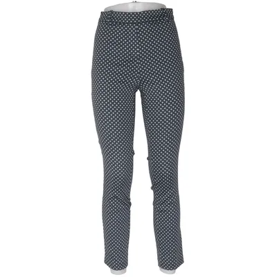 Byxor (Blå, Vit) från H&M Bomull, Polyester, Elastan