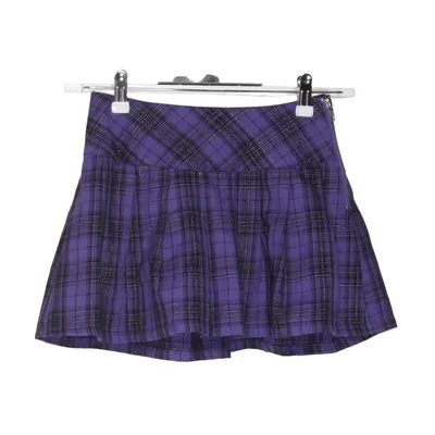 Skirt (Purple, Black) from H&M Young Polyester, Viscose