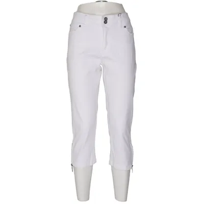 Three-quarter pants (White) from Canard Cotton, Elastane