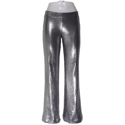 Pants (Silver) from Monki Elastane, Polyester