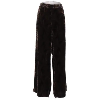 Palazzo pants (Black, Brown) from Laura Ashley Silk, Viscose