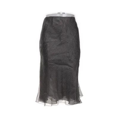 Nederdel (Sort, Hvid) fra Armani Collezioni Polyester, Silke