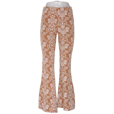 Byxor (Brun, Vit) från Anthropologie Bomull, Elastan, Polyester, Viskos