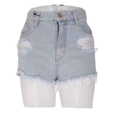 Denim shorts (Blauw) van The Limited Katoen, Polyurethaan