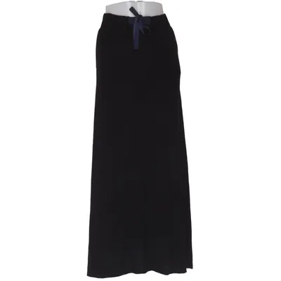 Jupe longue (Noir) de Line of Oslo Cachemire, Laine de mouton, Polyamide, Viscose