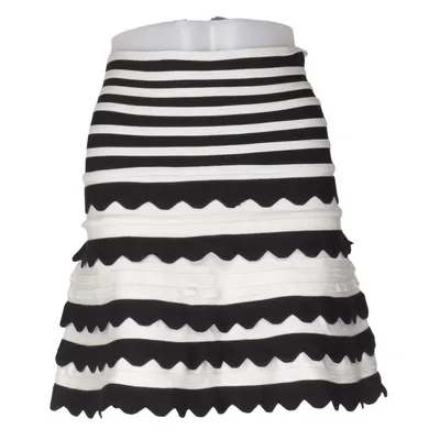 Jupe (Noir, Blanc) de LM Lulu Élasthane, Polyamide, Viscose