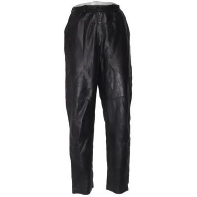Leren broek (Zwart) Leer