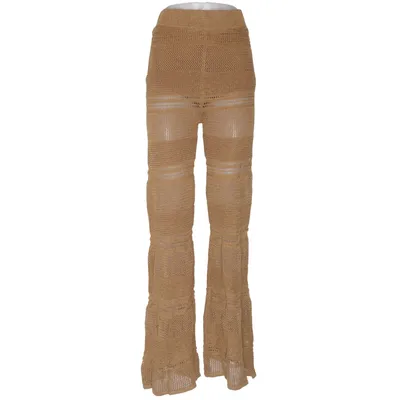 Byxor (Brun) från Mango Elastan, Polyester, Viskos