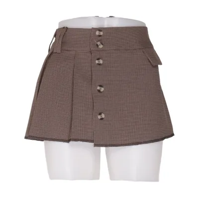 Jupe (Marron, Multicolore) de STR Élasthane, Polyester