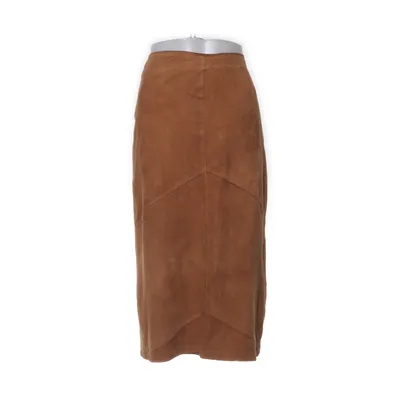 Leren rok (Bruin) van Mauritius Leer, Polyester