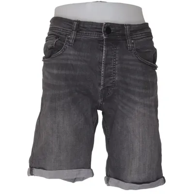 Denim shorts (Gray) from Jack & Jones Jeans Intelligence Elastane, Organic cotton