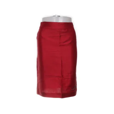 Skirt (Red, Multicolored) from Hennes Collection Acetate, Silk