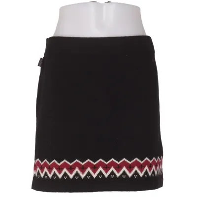 Skirt (Black, Red, White) from Skhoop Polyester, Wool
