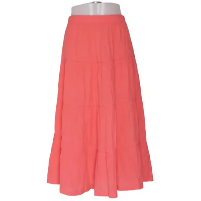 Jupe longue (Rouge) de Damart Polyester, Viscose