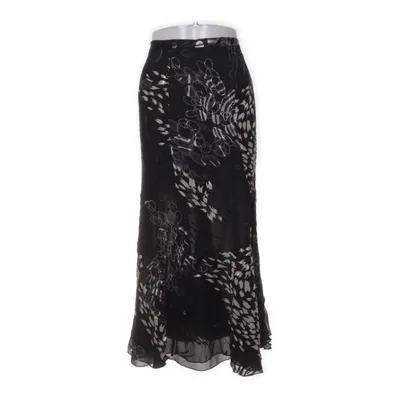 Långkjol (Svart, Vit, Flerfärgad) från Tia Polyester, Silke, Viskos