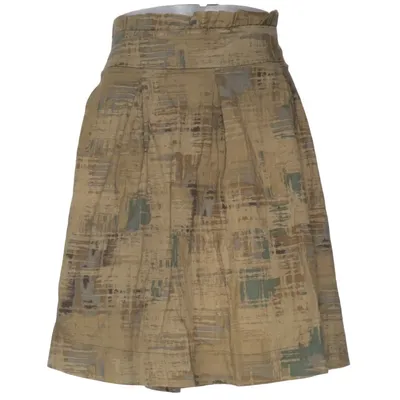Jupe (Beige, Vert, Multicolore) de Zinzane Coton, Élasthane