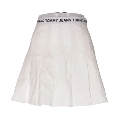 Jupe (Blanc) de Tommy Hilfiger Jeans Coton