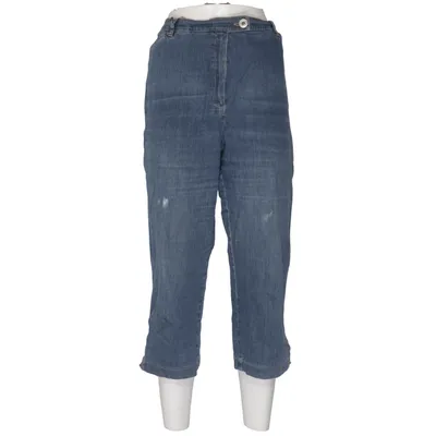 Pantacourt (Bleu) de Comfort by Gardeur Coton, Élasthane, Polyamide
