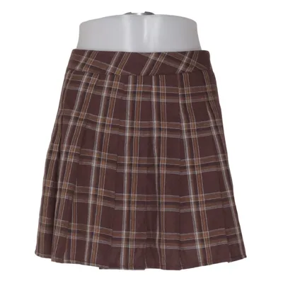 Skirt (Brown) from Romwe Polyester
