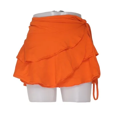 Wikkelrok (Oranje) van Monki Katoen