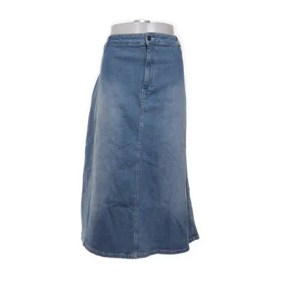 Jeanskjol (Blå) från John Baner Bomull, Elastan