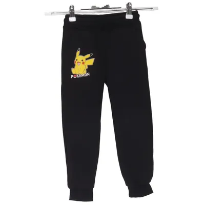 Sweatpants (Black) from Pokémon Cotton, Elastane, Polyester