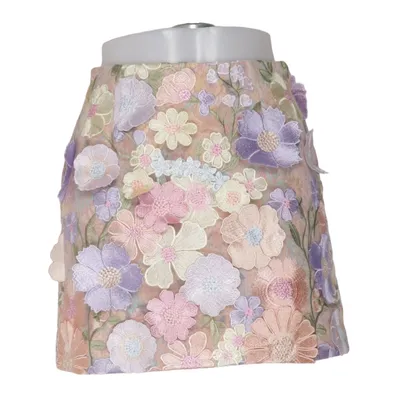 Skirt (Pink, Multicolored) from MOTF Polyester