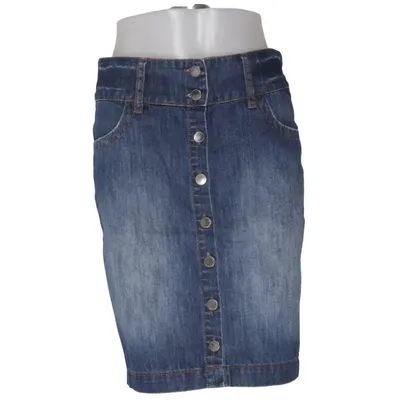 Denim skirt (Blue) from Crew Clothing Co. Cotton
