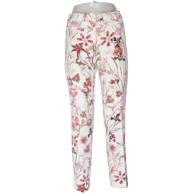 Pants (White, Multicolored) from Cambio Elastane, Polyester