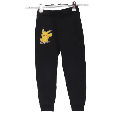 Pantalon de survêtement (Noir) de Pokémon Coton, Élasthane, Polyester
