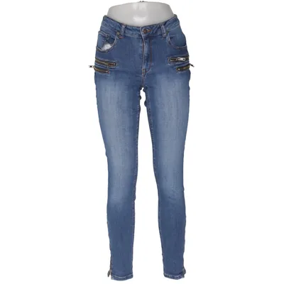 Jeans (Blå) fra Denim Rebel Bomuld, Elastan