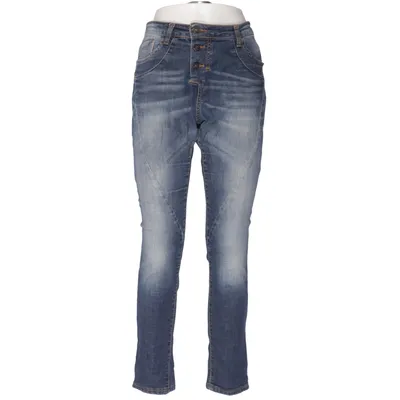 Jean (Bleu) de Please Vintage Glam Coton, Élasthane