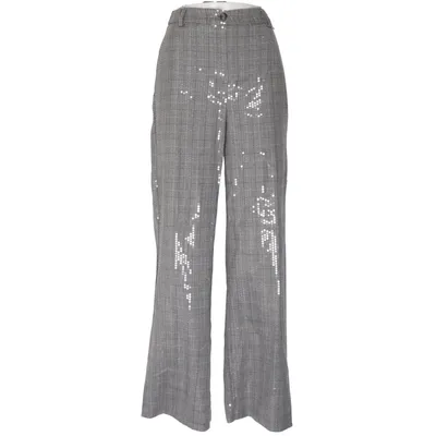 Suit pants (Gray, Black, White) from Eco Elastane, Polyester, Viscose