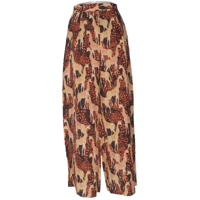 Palazzo pants (Black, Multicolored) from & Other Stories Modal, Viscose